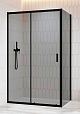 Душевой уголок RGW Classic CL-133B (CL-13B + Z-03B) 150x80 тонированное, черный 060913358-34
