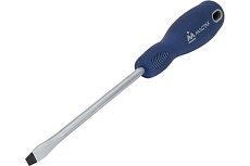 Шлицевая отвертка (Slotted, 8.0х150 мм, держатель) Мастак 040-80150H