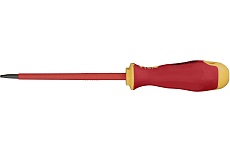 Диэлектрическая отвертка Felo Ergonic 4,5х1,0х125 плоская шлицевая 41304590