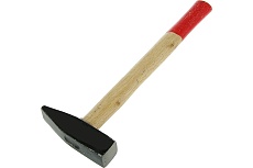 Молоток ЛОМ слесарный, квадратный боек, деревянная рукоятка, 800 г 1672075