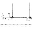 Гидравлический подкатной домкрат Станкоимпорт 120-450 мм на 3 тонны HM5611