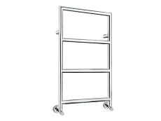 Полотенцесушитель водяной Margaroli Sereno 4-482/AQ хром