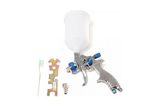 Краскораспылитель Partner с верхним пластиковым бачком 600мл, 1.7 мм, 1.5 bar, 128-170 л/мин, присоединительная резьба 1/4 + штуцер TE-2010-17V(18500)