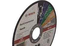 Круг отрезной Rapido MultiConstruction для УШМ (125х1х22,23 мм) Bosch 2608602385