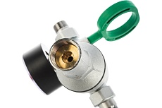 Редуктор хром FAR 1/2&quot; НР-НР, с манометром FA 2815 12