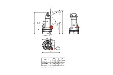 Погружной фекальный насос Calpeda GXVM 40-7 230/50 Hz 100373861