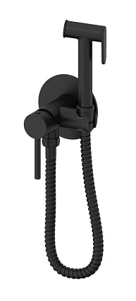 Смеситель Oliveeka Y-Line OL-829902-MB с гигиеническим душем, черный матовый