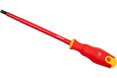 Шлицевая отвертка CNIC 255x1,2x6,5мм р.ч. 150мм диэлектр. 1000В c магн. након. KT 3101-4 29612