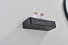 Полка Aquatek AQ4966MB черный матовый