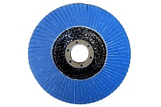 Круг лепестковый торцевой КЛТ2 125x22.23 мм, P100, по нержавеющей стали Abraflex FLD10INOX125P100