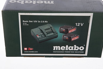 Набор Basic-Set 12V (2 аккумулятора Li-Power 12 В, 2,0 Ач+ЗУ SC30) Metabo 685300000
