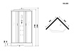 Душевая кабина Niagara NG-306-01 90x90 см
