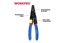 Многофункциональные обжимные клещи WORKPRO 210 мм WP291009