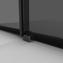 Душевая дверь Niagara Nova 110x195 тонированное, черный матовый NG-85-11TB