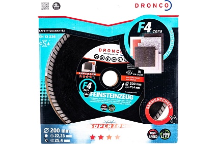 Диск алмазный F4 Cera Express GRF (200x2x25.4 мм) DRONCO 4204517100