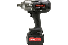 Аккумуляторный ударный гайковерт Rotake 3/4&quot;, 1700 нм, 20 В, АКБ 4 Ач 2 шт., в кейсе RC-8805