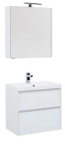 Мебель для ванной Aquanet Гласс 70 см белый