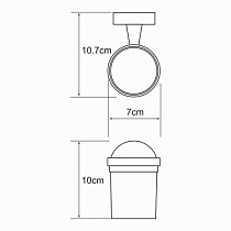 Держатель для стакана WasserKRAFT Isen K-4028