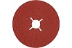 Керамический фибровый диск со шлицами XF885 (1 шт, 125х22 мм, P60) VSM 004968