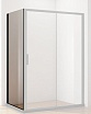 Боковая стенка Aquanet Pleasure AE60-F-100H200U-BT 100x200, прозрачное стекло, черный