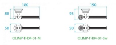 Держатель бумаги Cezares Olimp OLIMP-TH04-03/24-M золото