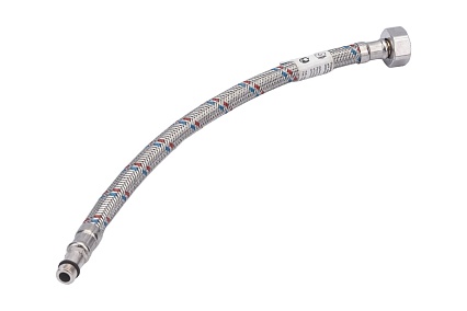 Подводка для смесителей СТМ сталь, 1/2xM10x30 см, штуцер CWFSS030
