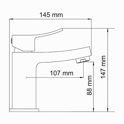 Cмеситель для раковины WasserKRAFT Aller 1064