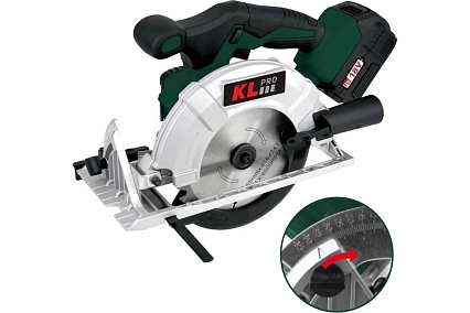 Циркулярная бесщеточная пила KLPRO 18 В / 5,0 Ач 12001 KLDAT18B-50