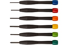 Отвертки для точных работ 6 шт. PH00, PH0, PH1, SL1.4, 1.8, 2, 4 мм КУРС 56133