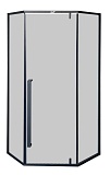 Душевой уголок Cerutti C3AB 90x90 тонированное, черный