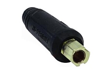 Вилка для сварочного кабеля (2 шт; Dx25) Elitech 0606.014700