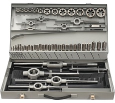 Набор метчиков и плашек H-Tools M3-M24 HSS-G 64пр 08331050