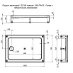 Поддон для душа Aquanet GL180 100x70 прямоугольный