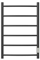Полотенцесушитель электрический Point PN04858B П6 50x80 диммер справа, черный