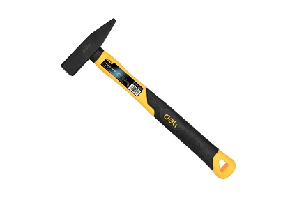 Слесарный молоток Deli DL442003 300гр (квадратный боек фиберглассовая рукоять) 98440