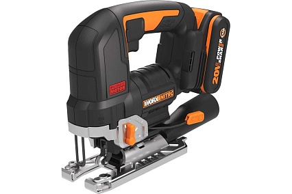 Аккумуляторный бесщеточный лобзик Worx 20 В, 2.5 Ачх1, ЗУ 2 А, кейс WORX WX542