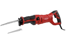 Сабельная пила Wortex SR 2012 E в коробке, + 2 пильных полотна 1200 Вт, дер. 210 мм, ход 30 мм, рег.об 1325584