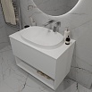 Столешница ЗОВ 60 см компакт-плита, 1 отверстие, белый KPW595