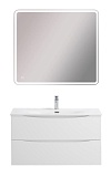 Мебель для ванной BelBagno Marino-Cer-N 90 см Bianco Opaco
