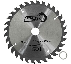 Диск пильный по дереву (160х20/16 мм; 32 зуб) Pilorama 501632