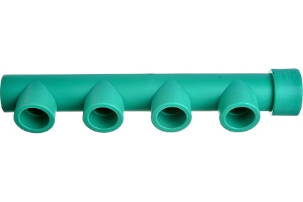 Коллектор Blue Ocean (4 отвода) - 32x25x4 ЗЕЛЕНЫЙ PPRF/FCETA(G) -32х25х4