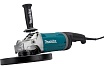 Угловая шлифовальная машина Makita 230 мм, 2700 Вт, 6600 об., плавн. пуск, антивиб рук., антирестарт, расцепляющая муфта, суперфланец, 6.5 кг GA9080FX1