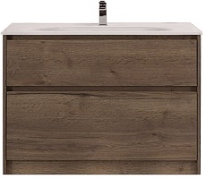 Тумба с раковиной BelBagno Kraft 100 см напольная Rovere Tabacco