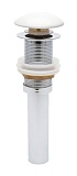 Донный клапан AQUAme AQM7002-0MW без перелива, белый матовый