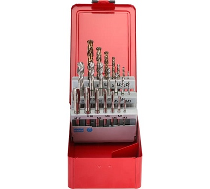 Набор машинных метчиков RUKO M3-M12 мм HSSE-Co5 21пр 245054