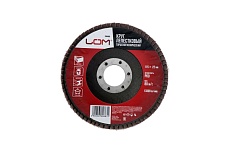 Круг лепестковый торцевой конический (115х22 мм; Р60) ЛОМ 2580683