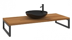Консоль с раковиной Orka Kestel 120 см, дуб