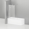 Шторка для ванны Cezares LIBERTA-V-1-90/155-C-Cr 90x155 прозрачная, профиль хром