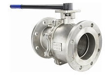 Шаровой кран DN.ru КШФП.316.200 Ду 150 Ру16 с ISO-фланцем и рукояткой D160-04822