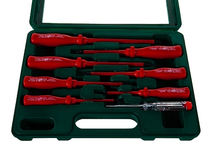 Набор диэлектрических отверток SL 0,4х2,5х85-1,2х6,5х150 и PH Jonnesway D02AP08S